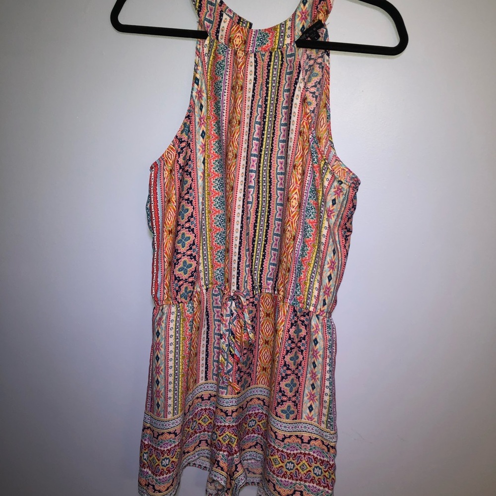 Multi colored romper size large